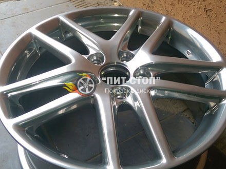 Покраска диска в хром