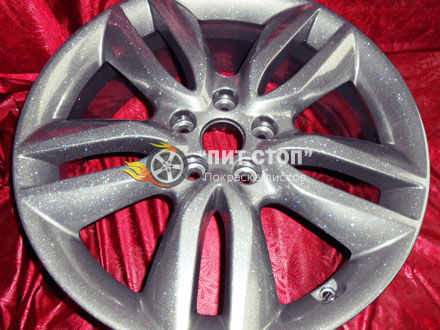 Графит 363, под лаком с блестками