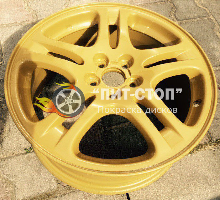 Диск после окраски