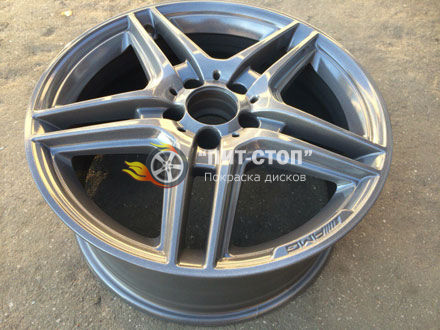 Покраска графит 363 + лак