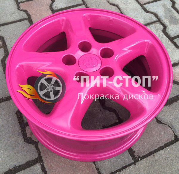 Диск после окраски