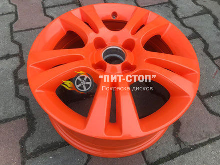 Покраска автодиска RAL 2004