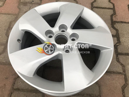 Окраска автомобильного диска RAL 9006