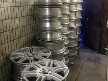 Диски после пескоструйной обработки