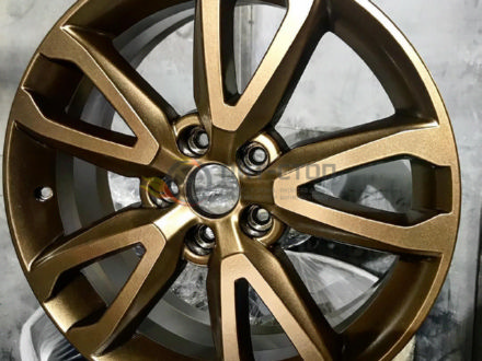 Поршковая покраска диска - бронза