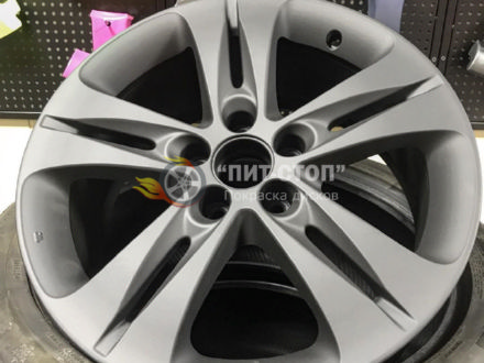 Порошковая окраска в чёрный супер мат